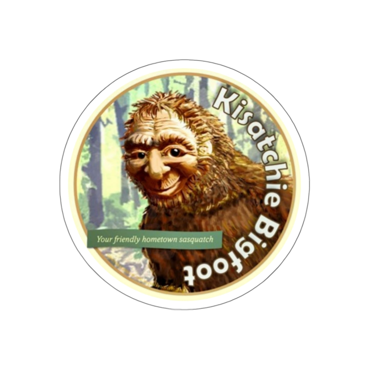 Die-Cut Kisatchie Bigfoot Stickers