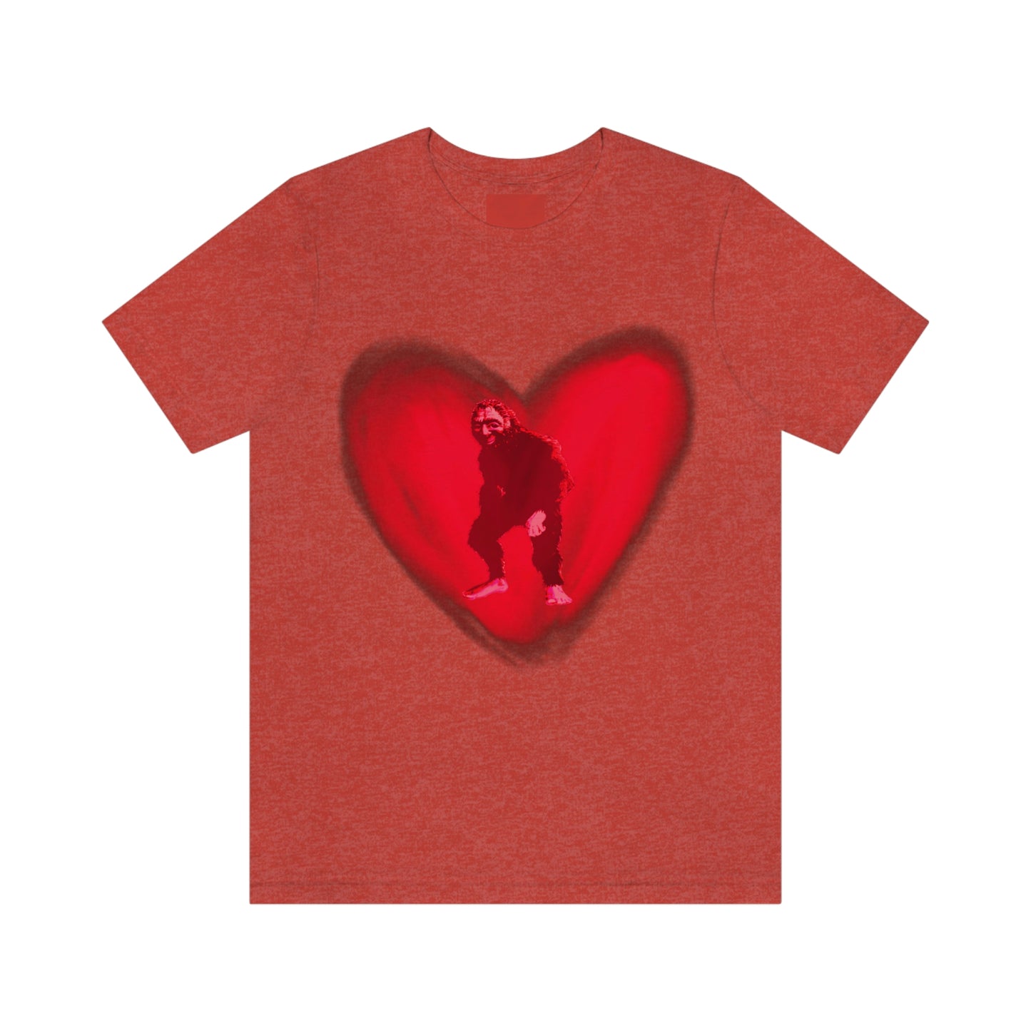 Unisex Bigfoot in My Heart Jersey Tee