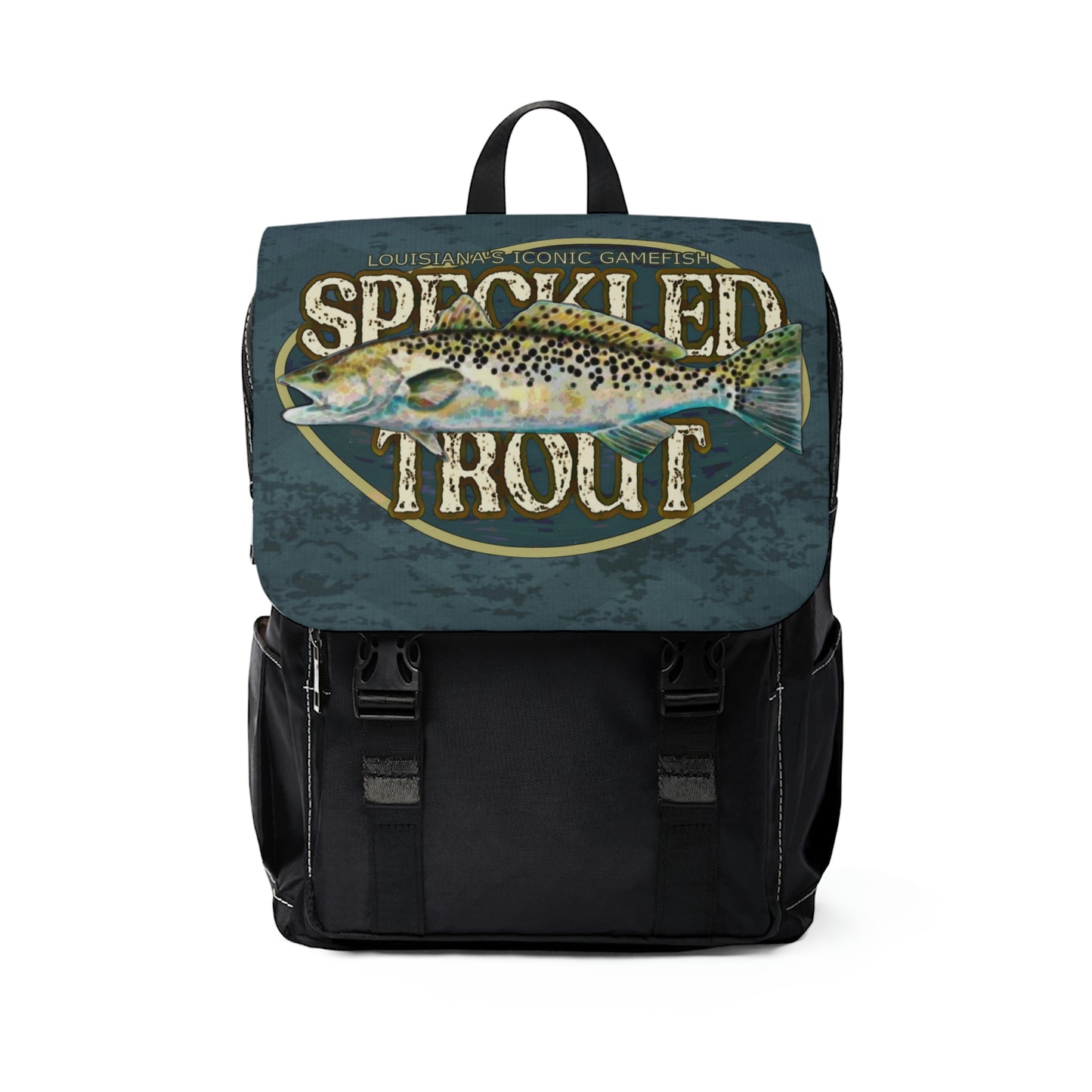 Unisex Speckled Trout Shoulder Backpack