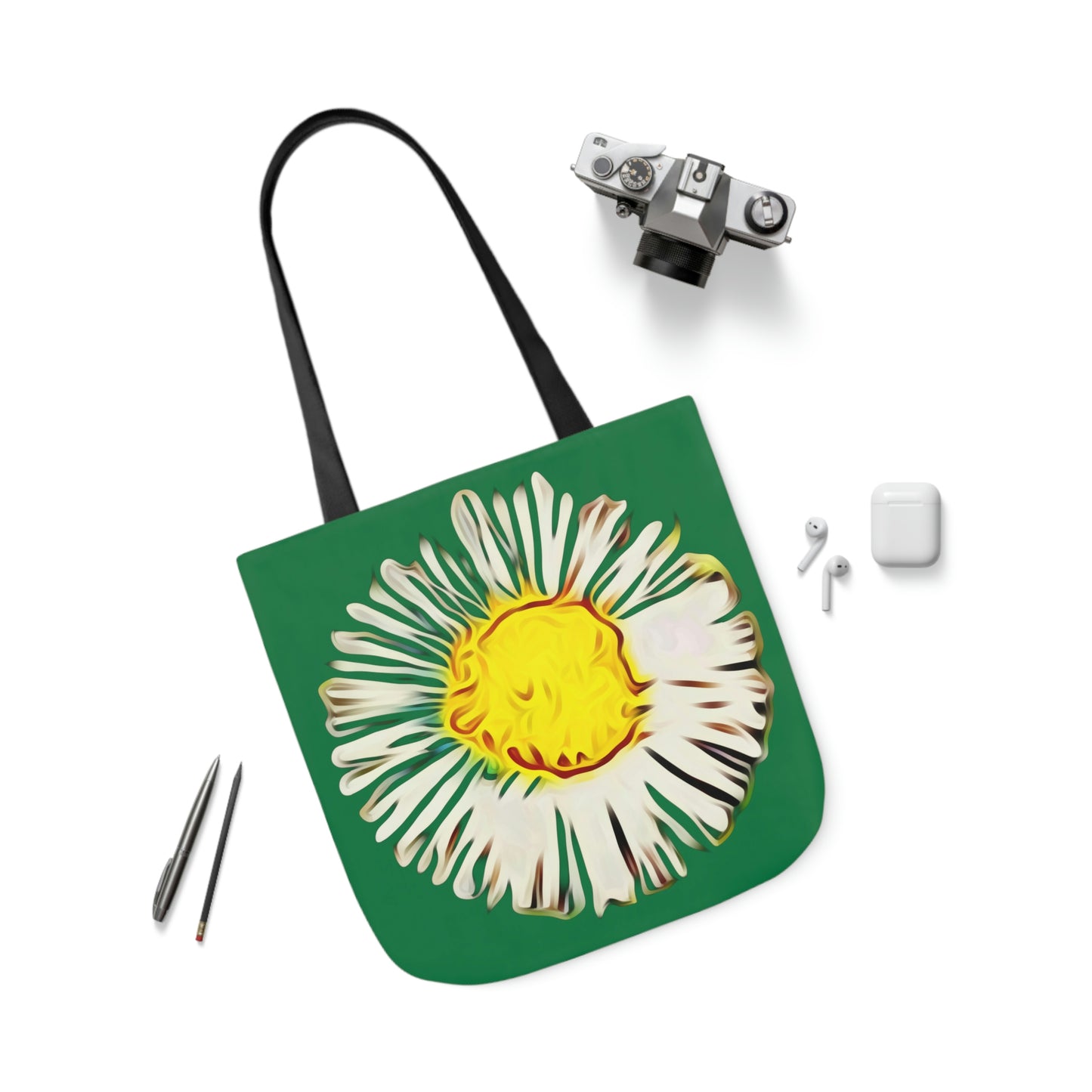 Kisatchie Wildflower Polyester Canvas Tote Bag