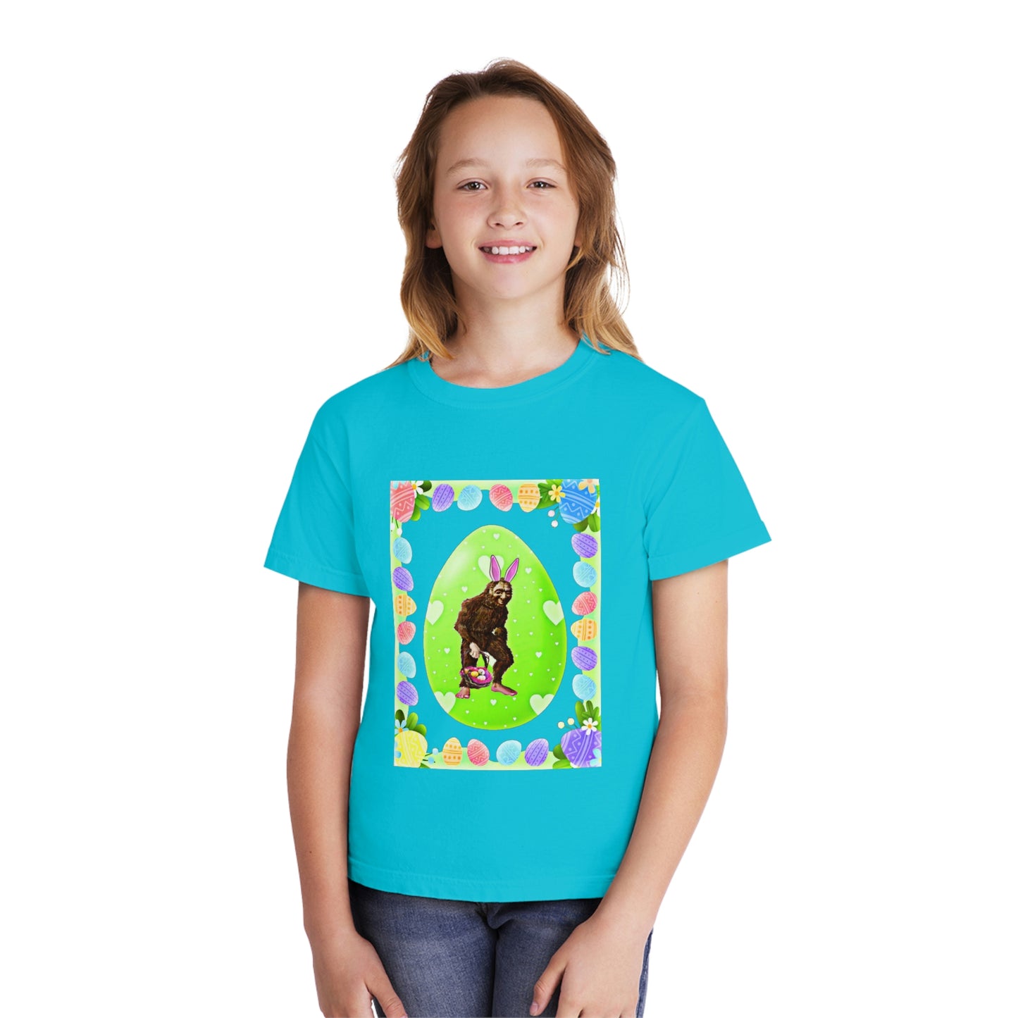 Youth Bigfoot Easter T-Shirt