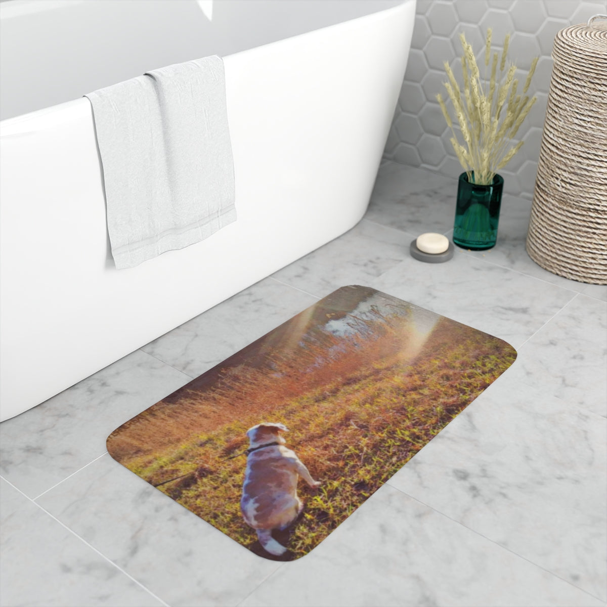 KNF Valentine Lake Memory Foam Bath Mat