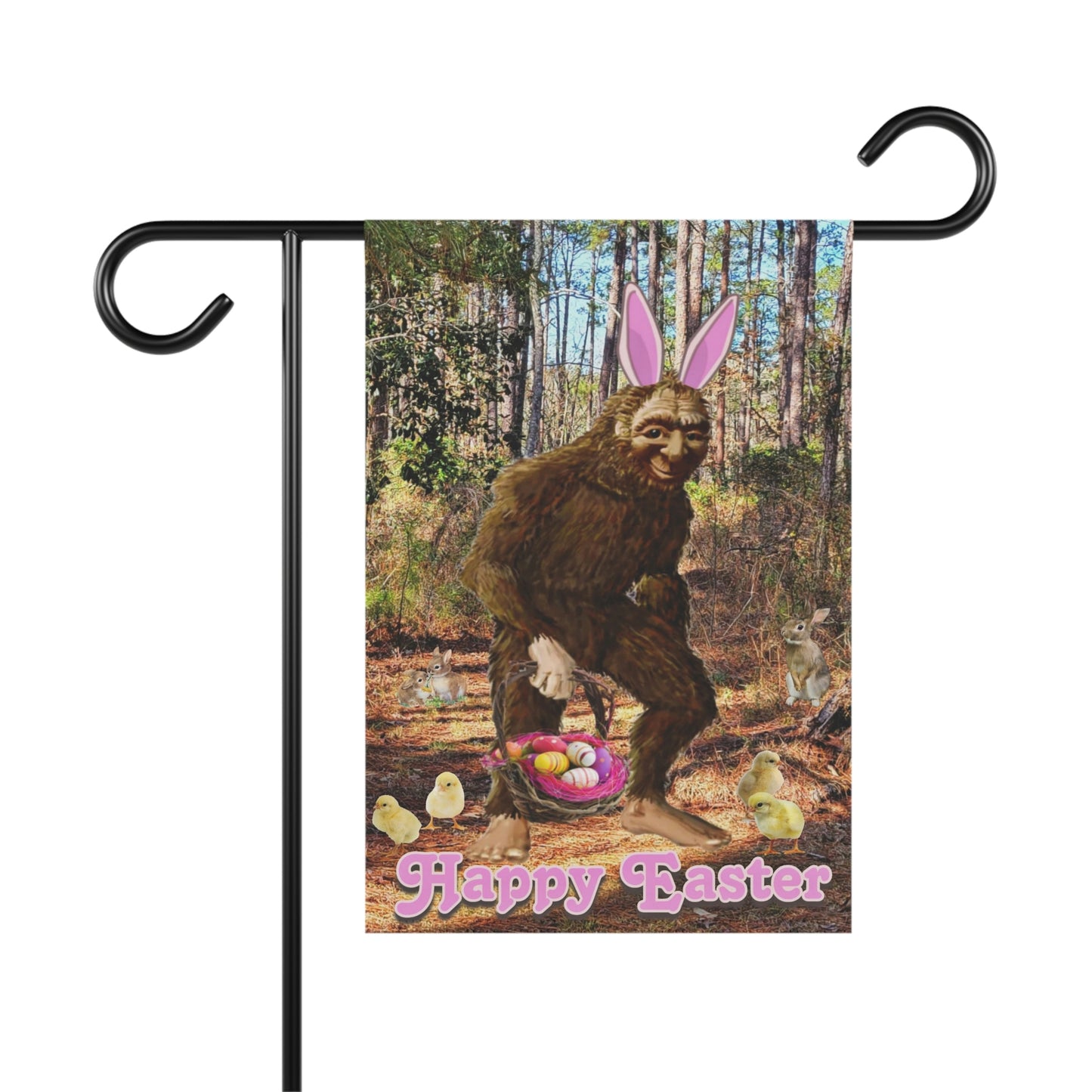 Easter Bigfoot Garden & House Banner