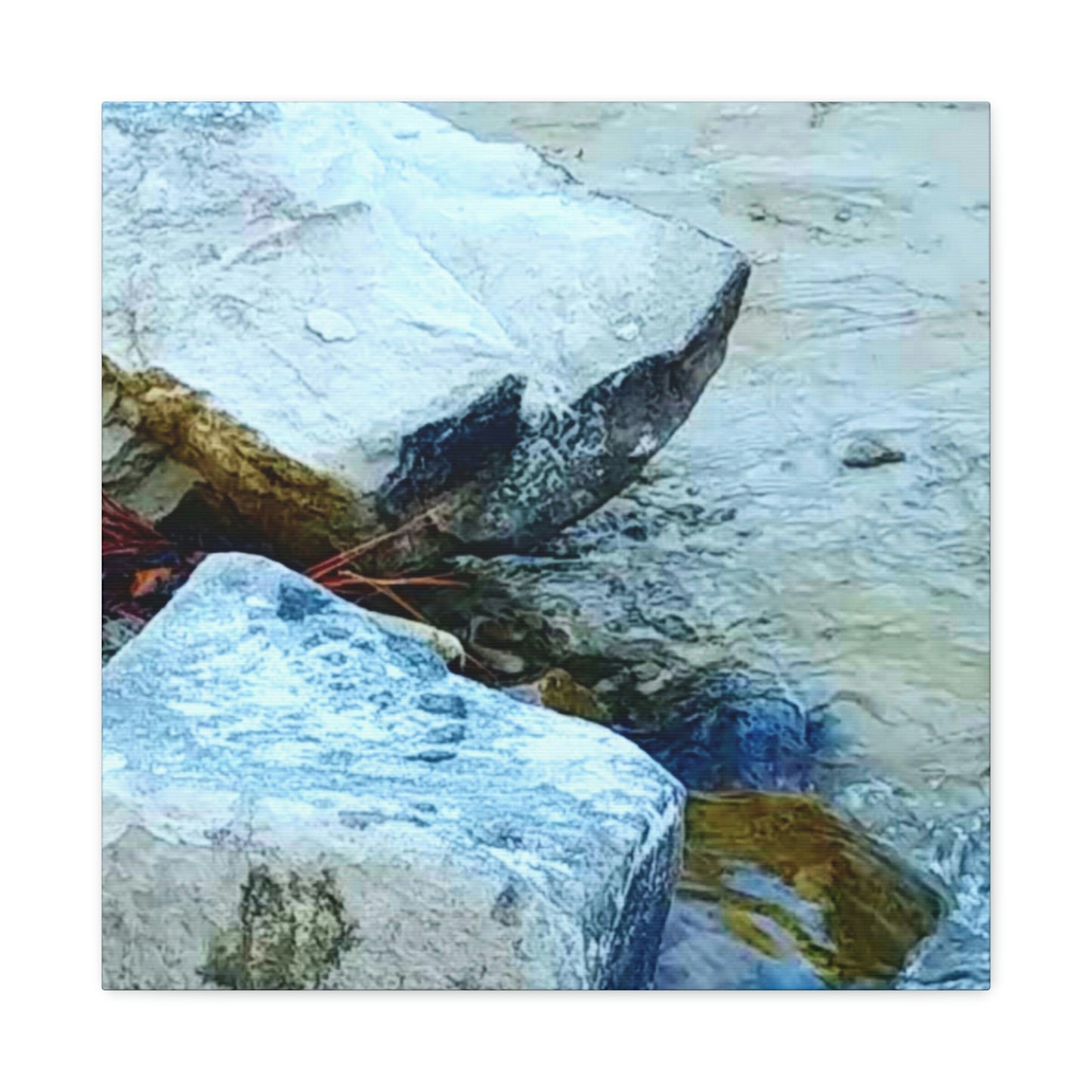 Kisatchie Bayou Rocks Canvas Gallery Wraps