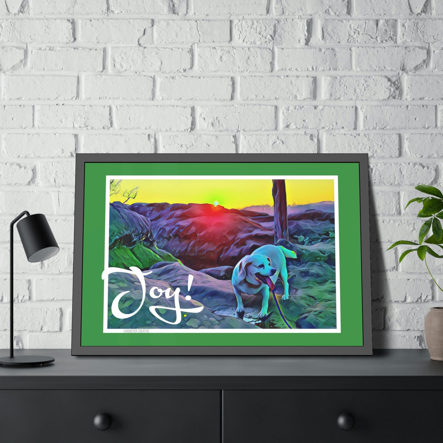 Framed Joy Print