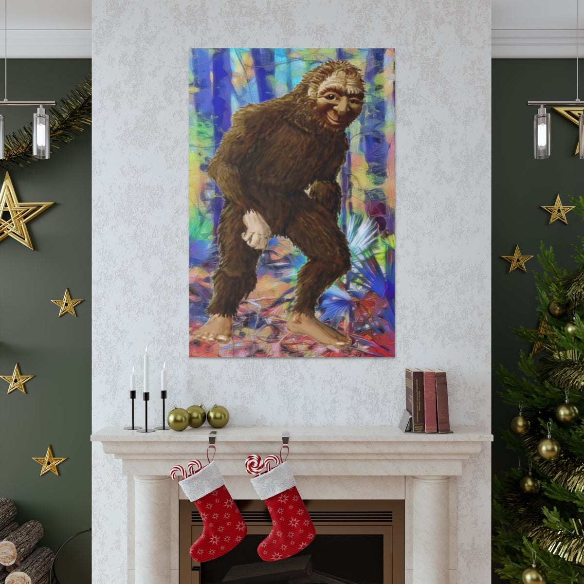 Vertical Kisatchie Bigfoot Canvas