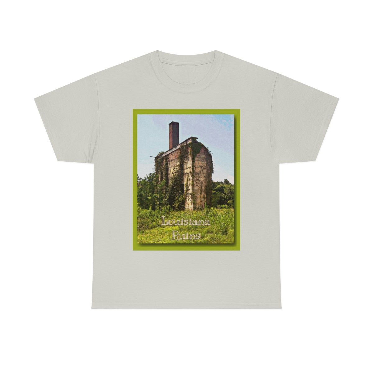 Unisex Louisiana Ruins Heavy Cotton Tee