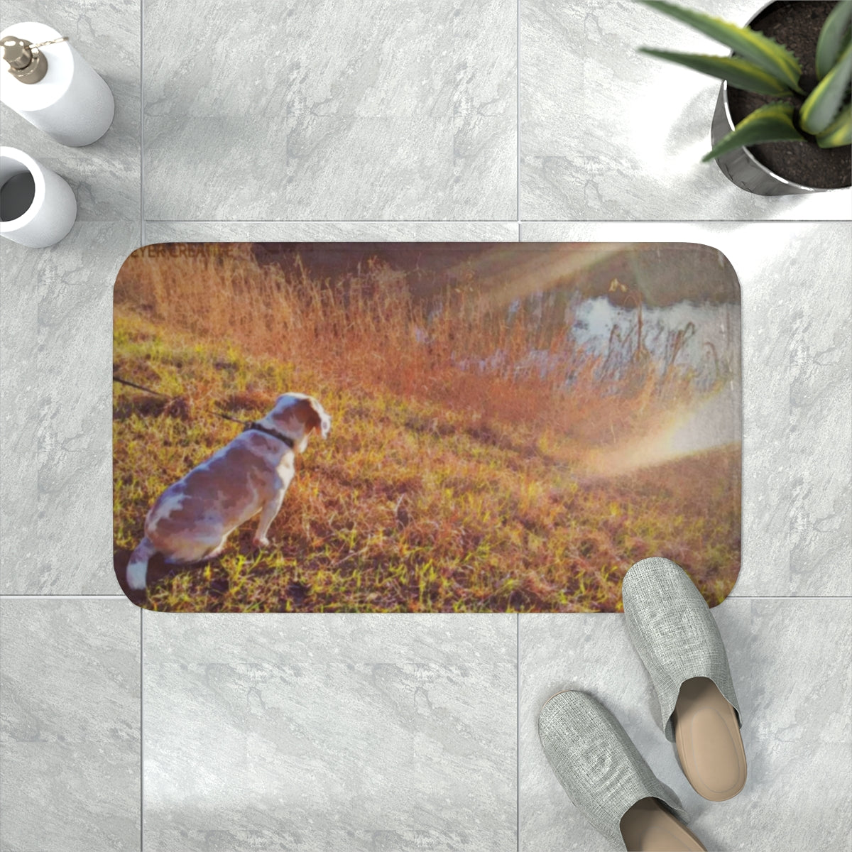 KNF Valentine Lake Memory Foam Bath Mat