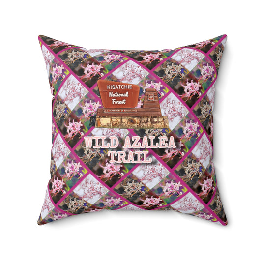 Square Wild Azalea Trail Pillow