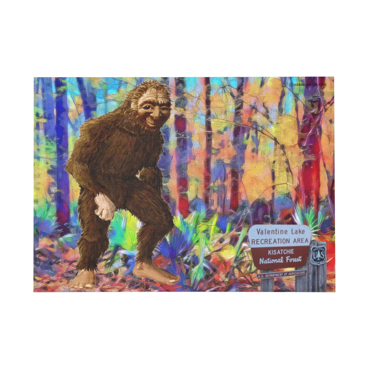 Kisatchie Bigfoot Puzzle (4 sizes)