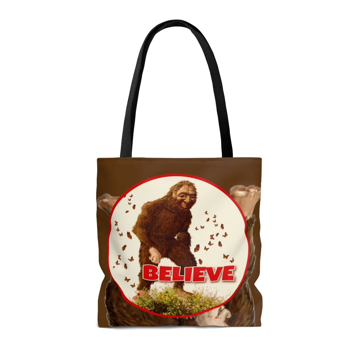 Bigfoot Believe Tote Bag