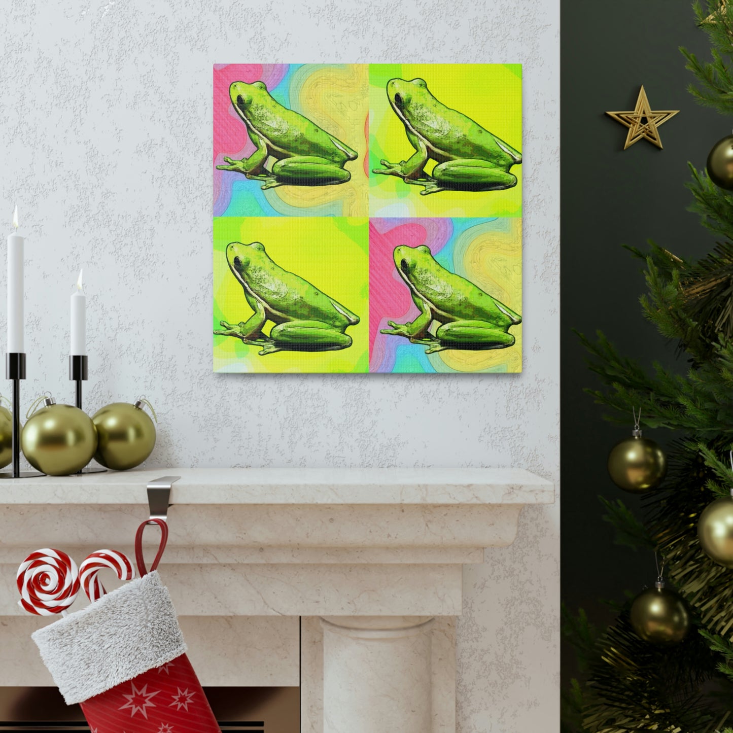 Tree Frog Canvas Gallery Wraps