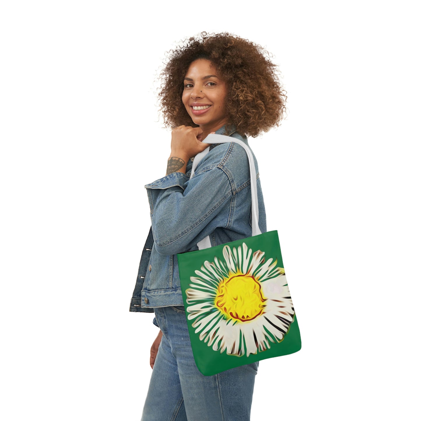 Kisatchie Wildflower Polyester Canvas Tote Bag