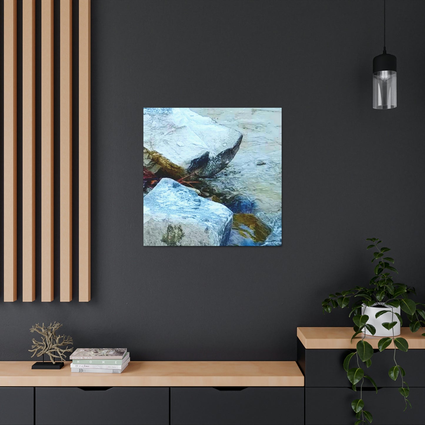 Kisatchie Bayou Rocks Canvas Gallery Wraps