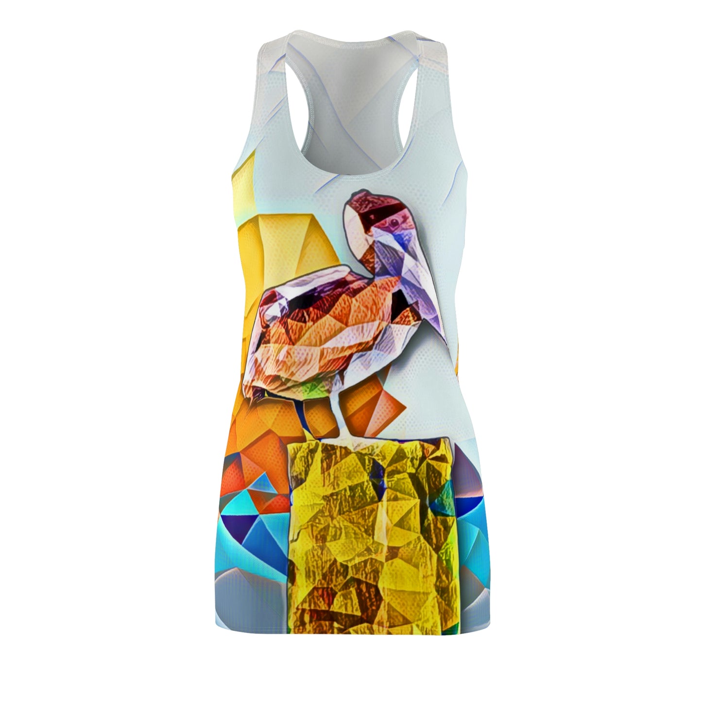 Louisiana Brown Pelican Racerback Dress