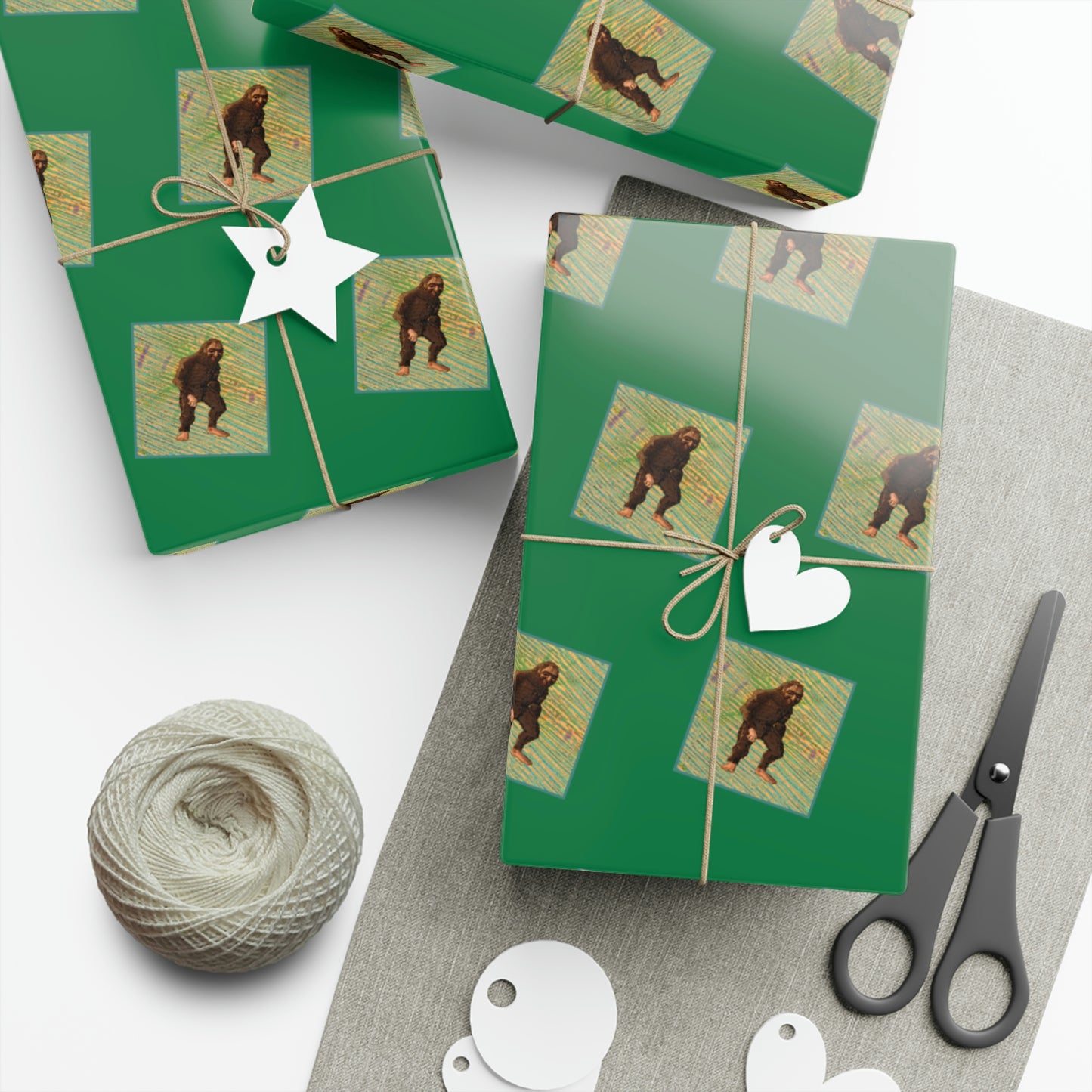 Bigfoot Gift Wrap Papers