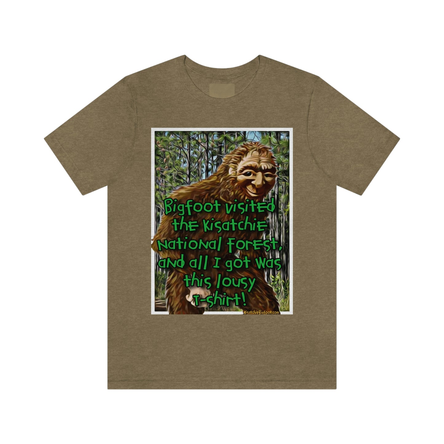 Unisex Kisatchie Bigfoot Jersey Tee