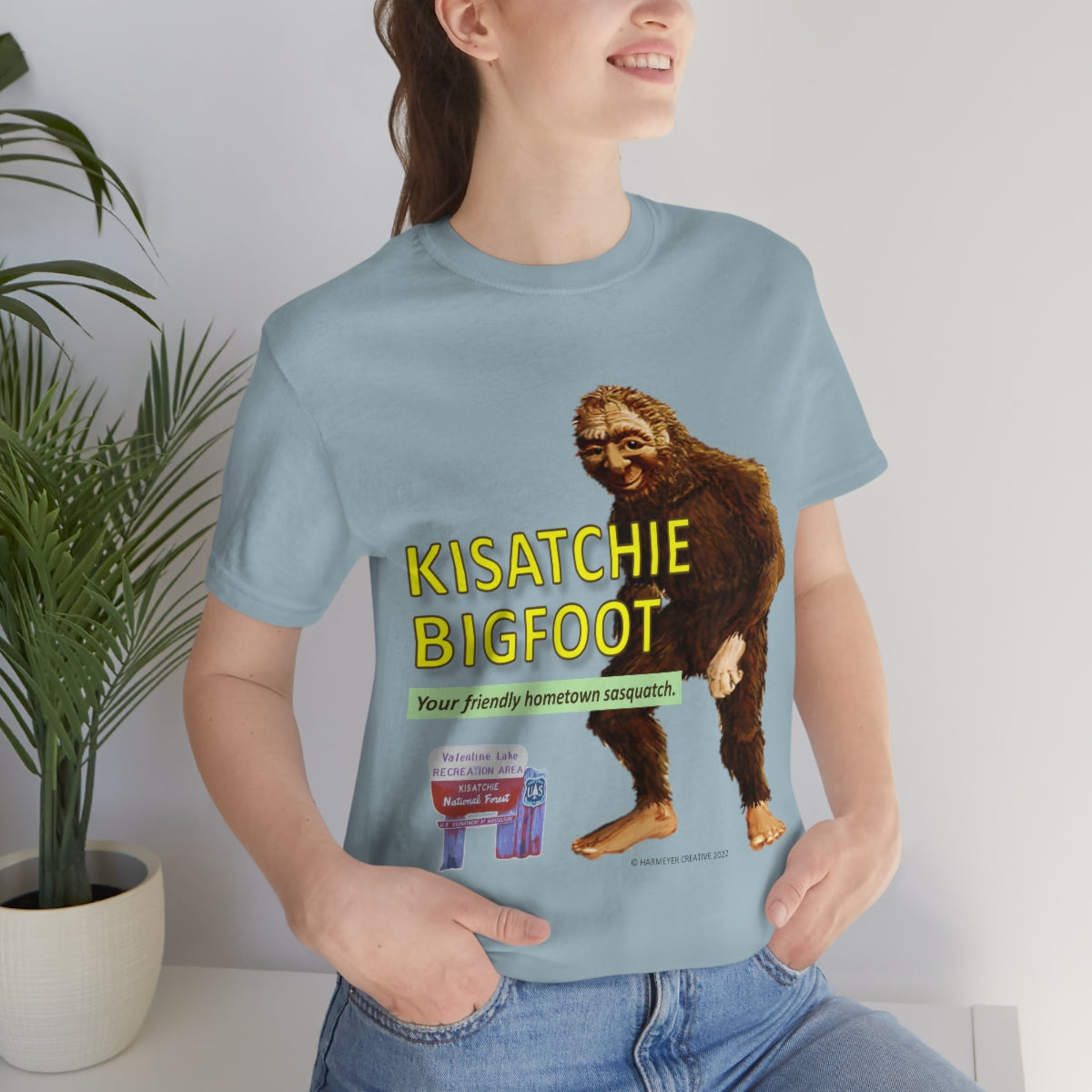 Unisex Kisatchie Bigfoot Jersey Tee