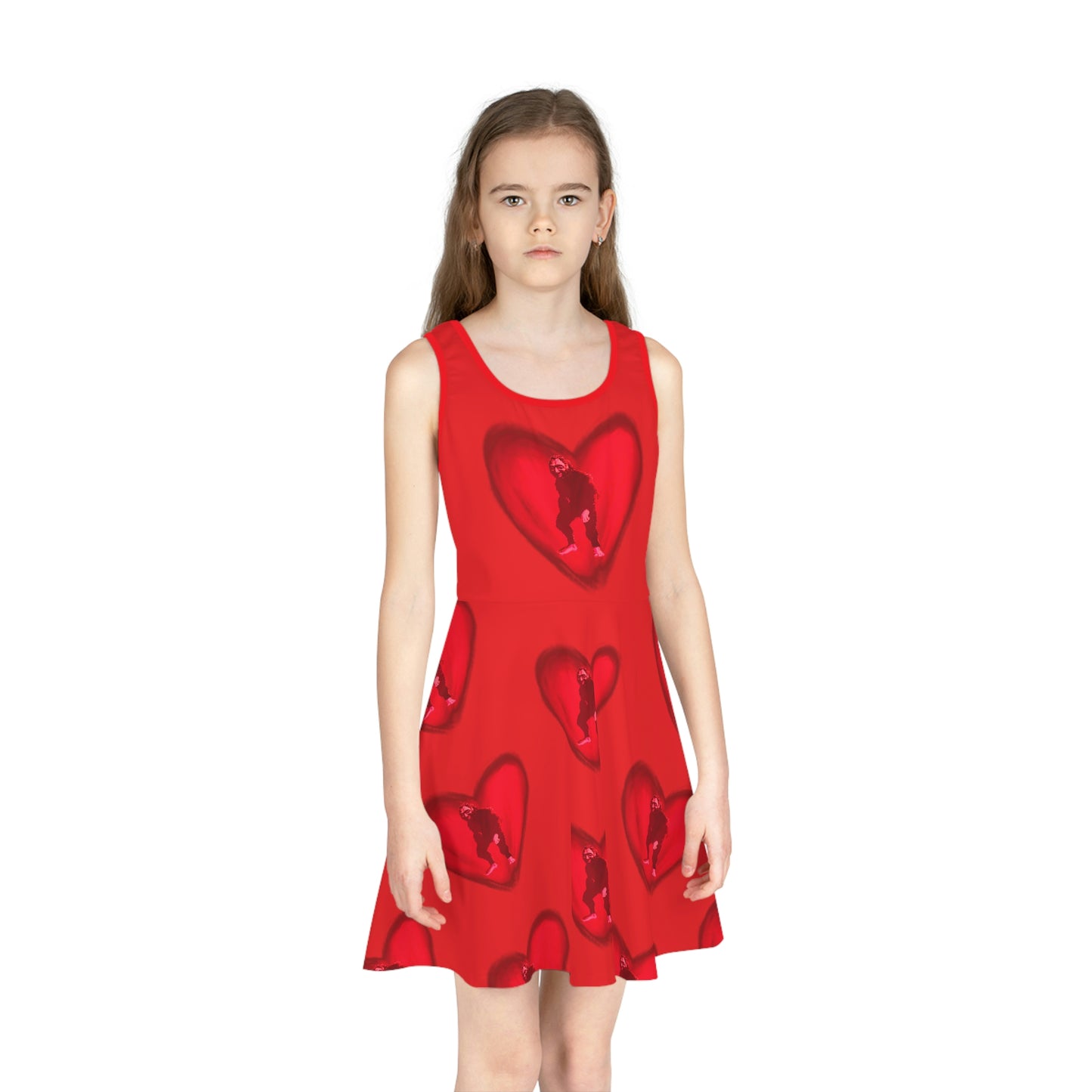 Bigfoot in My Heart Girls' Sundress