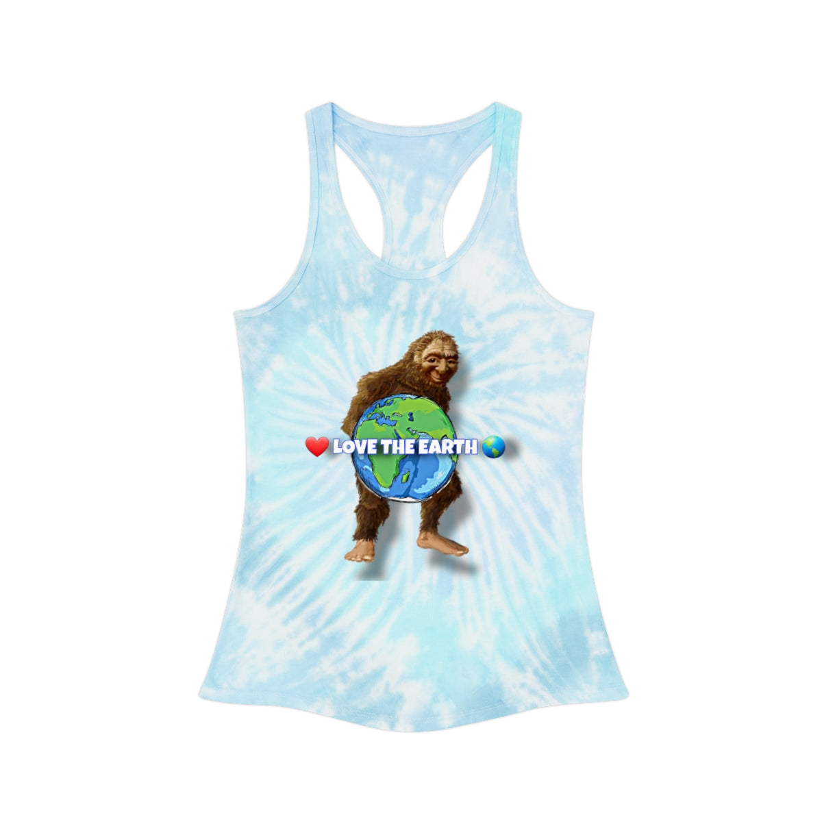 Love the Earth Tie Dye Racerback Tank Top