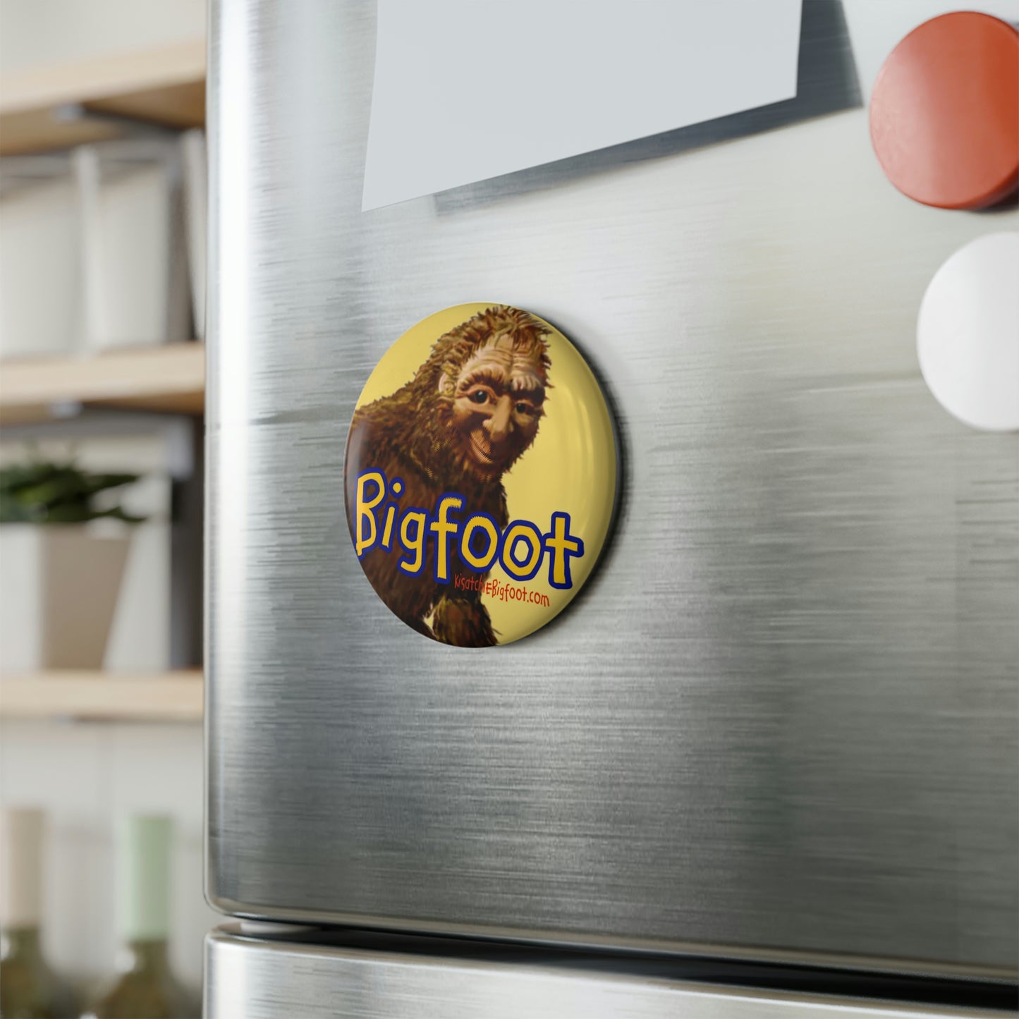 Round Bigfoot Magnets