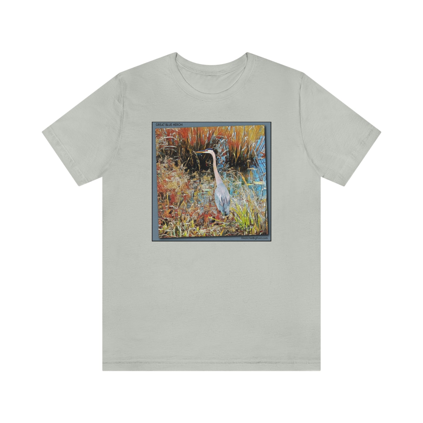 Unisex Great Blue Heron Jersey Tee