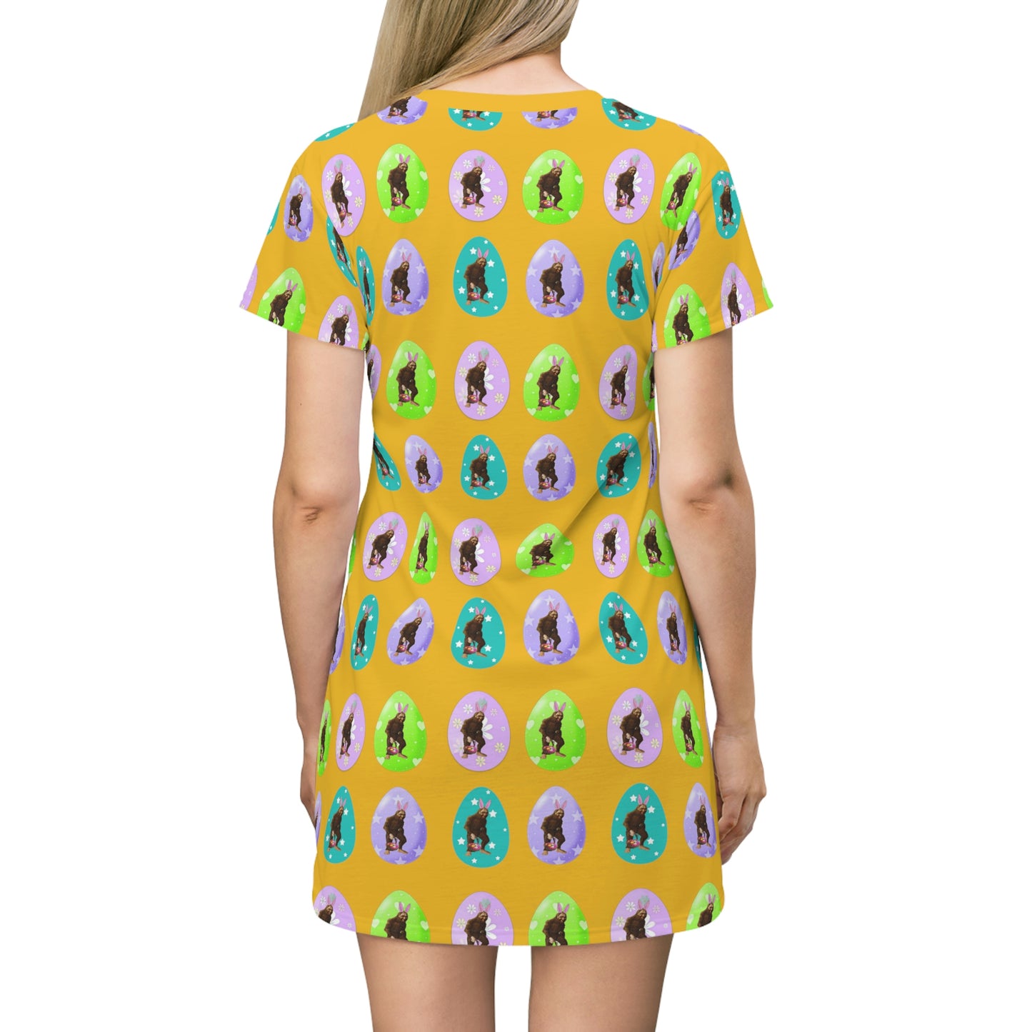 Bigfoot Easter T-Shirt Dress