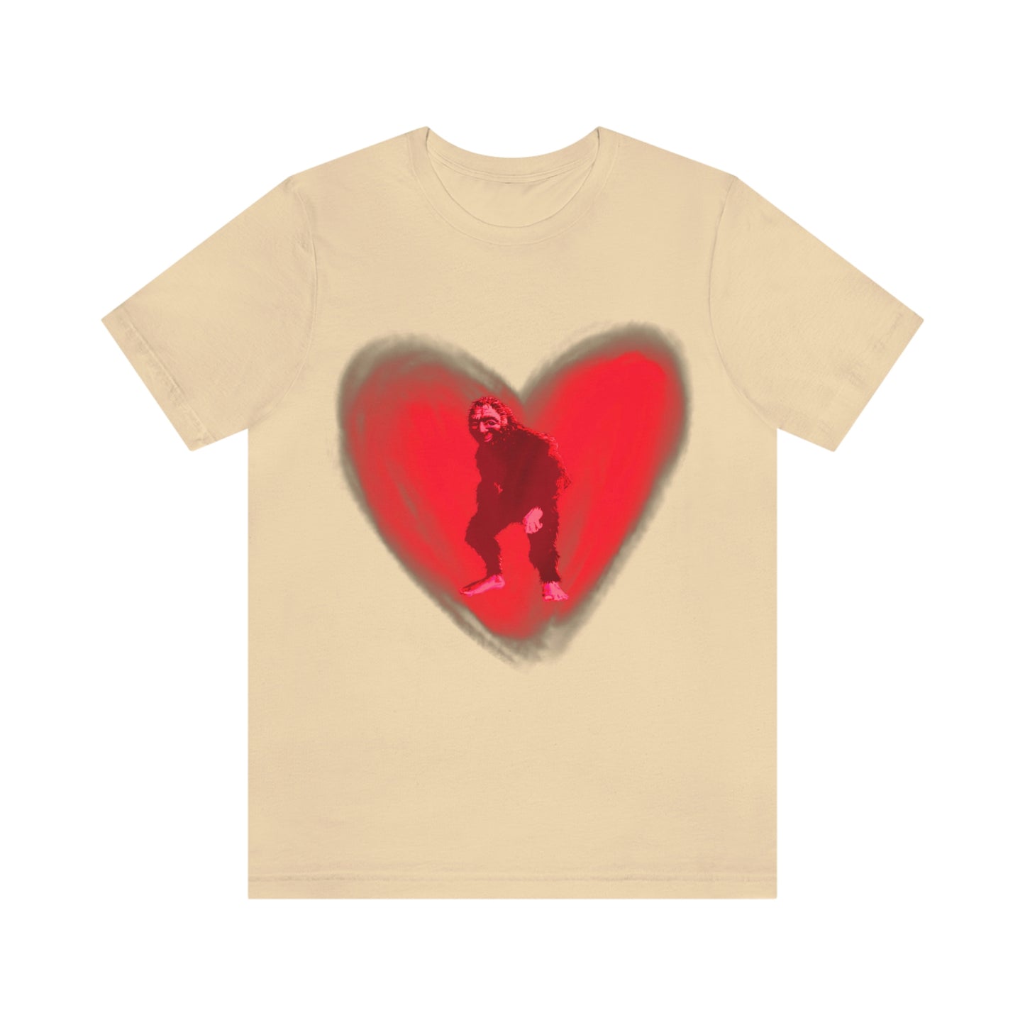 Unisex Bigfoot in My Heart Jersey Tee