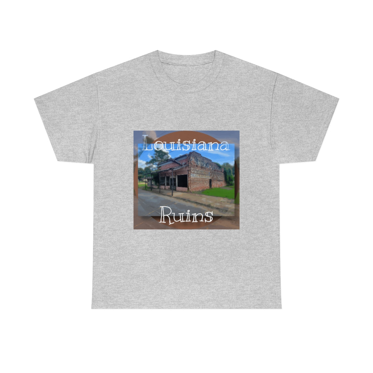 Louisiana Ruins Heavy Cotton Tee