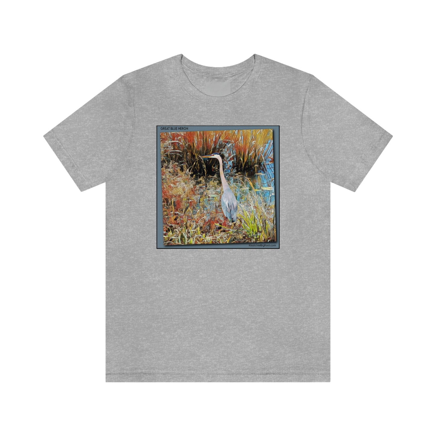 Unisex Great Blue Heron Jersey Tee