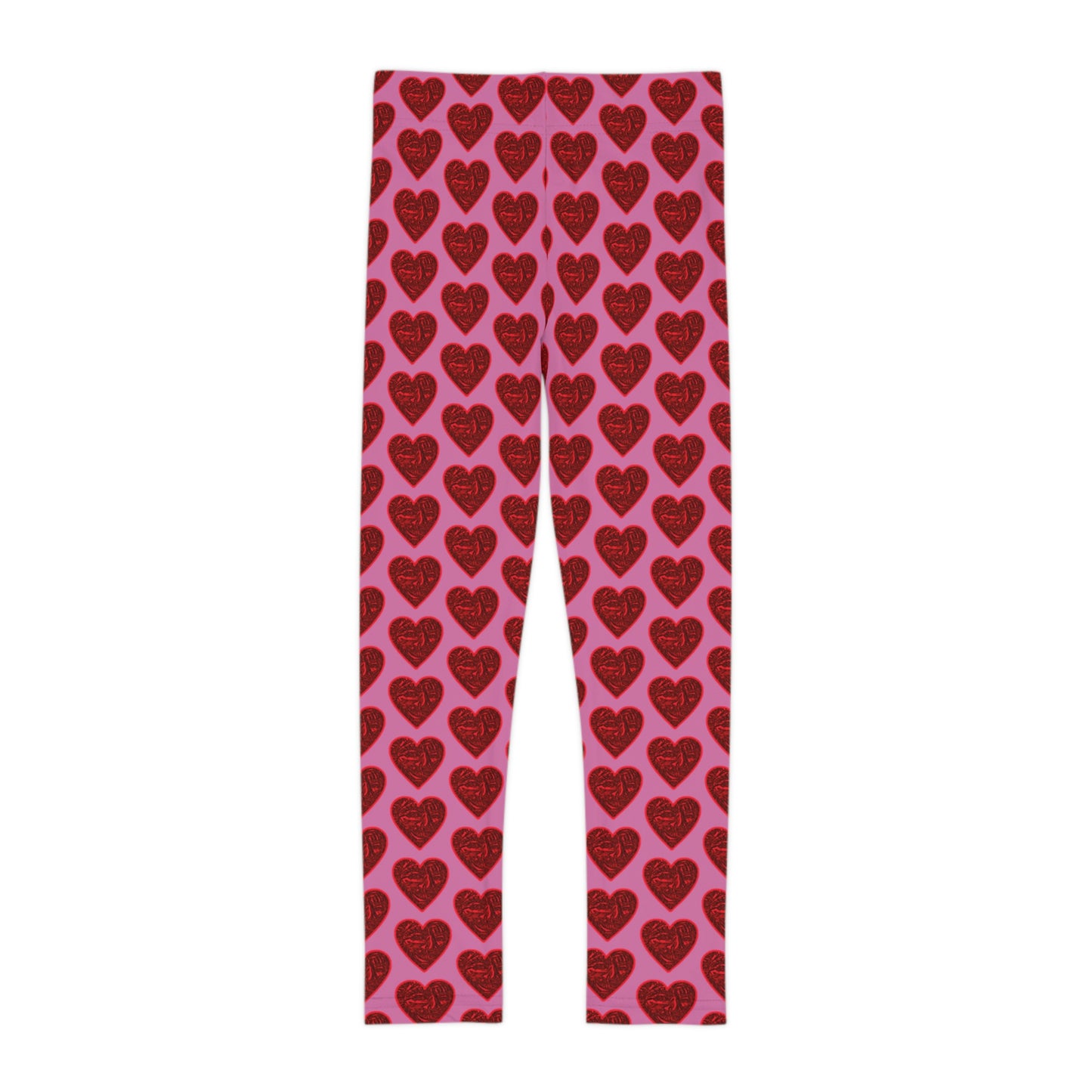 Bigfoot's (Pink) Val Day Kids Leggings