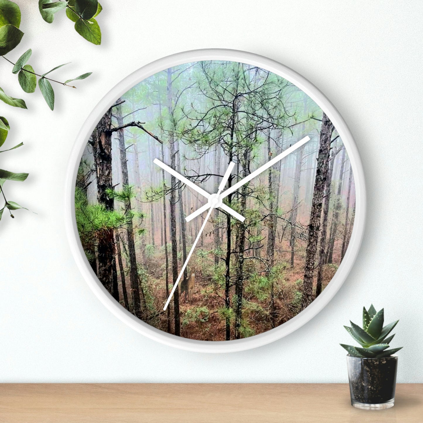 Foggy Kisatchie Wall Clocks