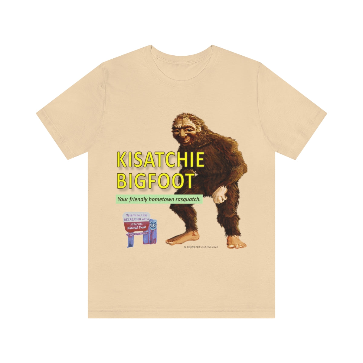 Unisex Kisatchie Bigfoot Jersey Tee