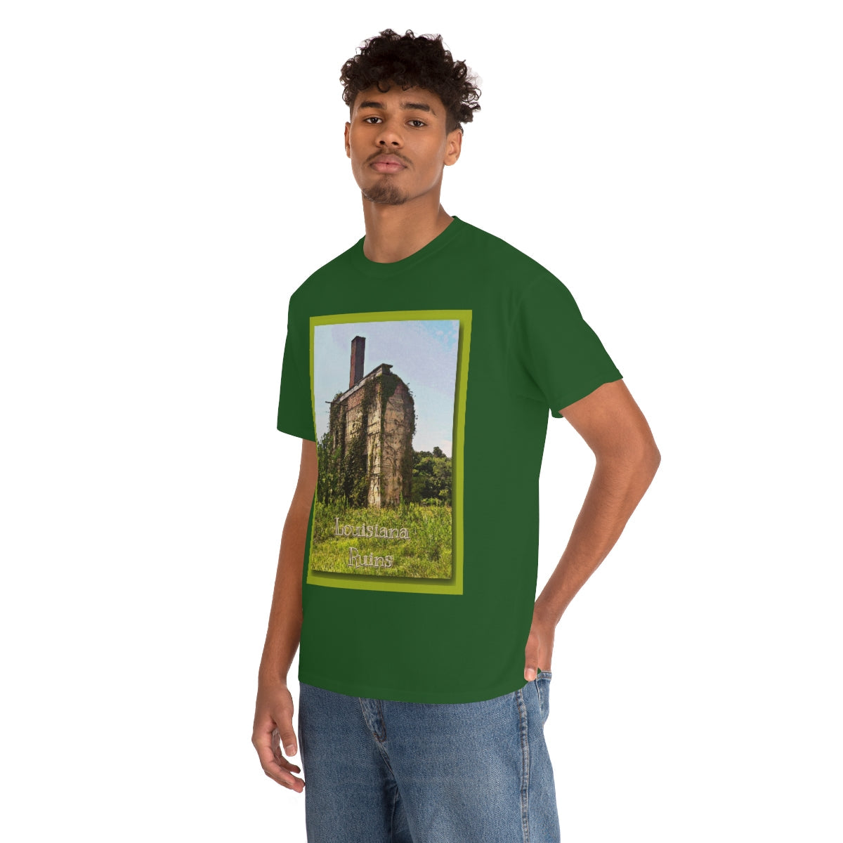 Louisiana Ruins Heavy Cotton Tee