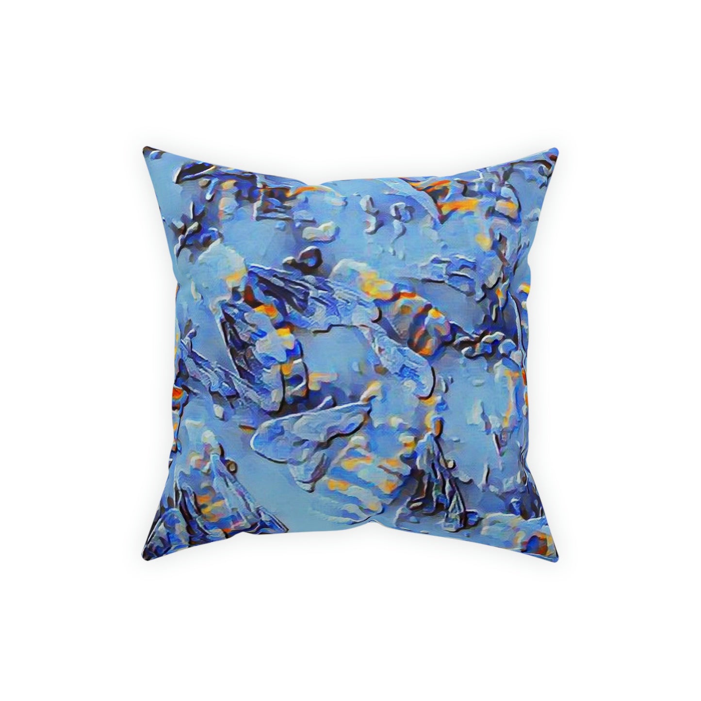 Bees Broadcloth Pillow