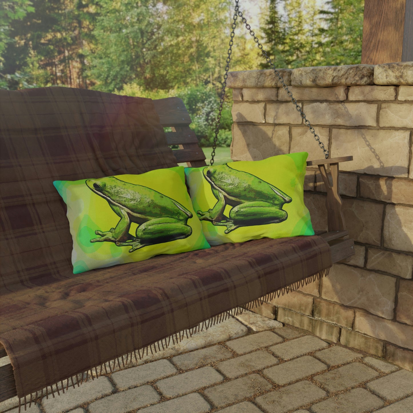 TreeFrog Outdoor Pillow