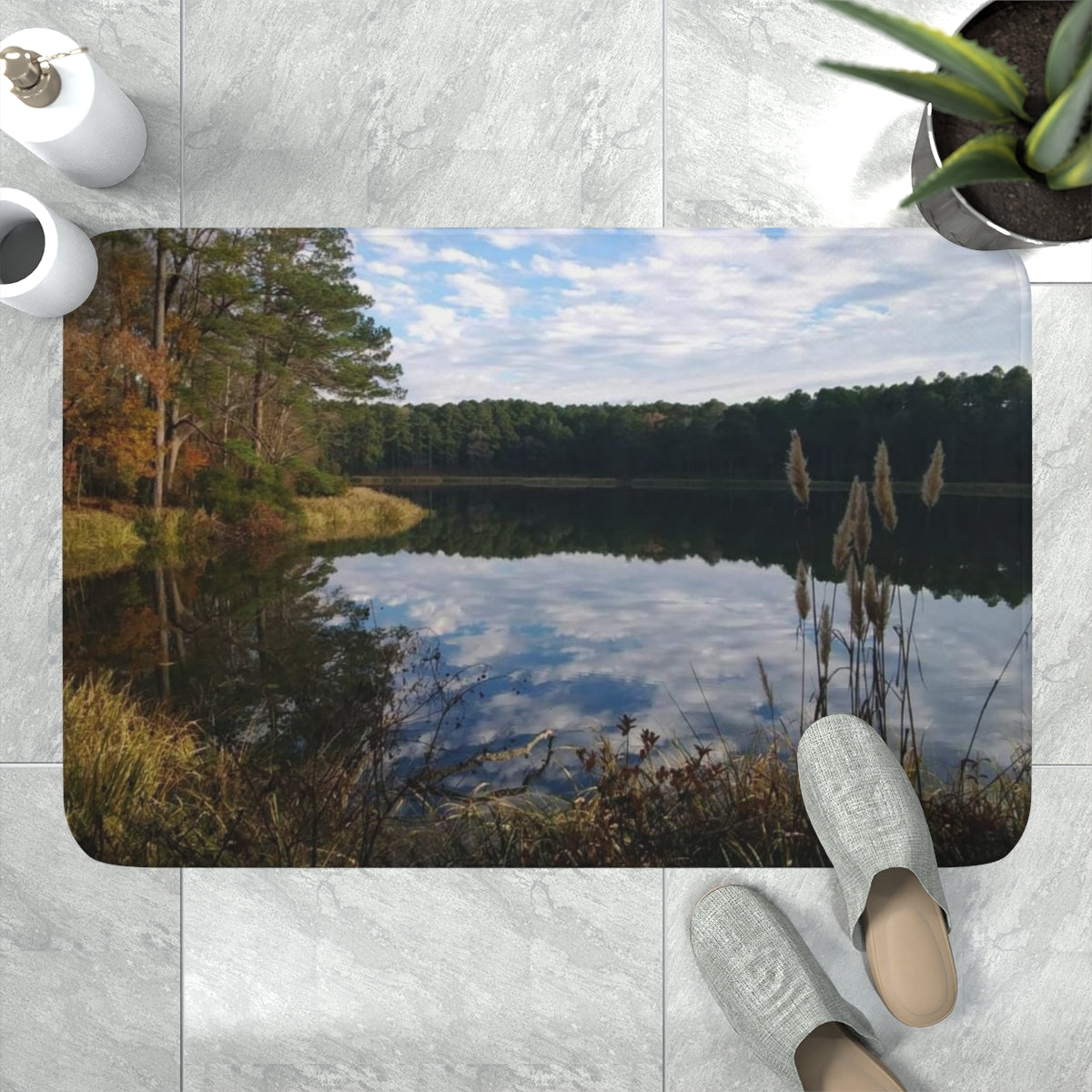 Valentine Lake Memory Foam Bath Mat