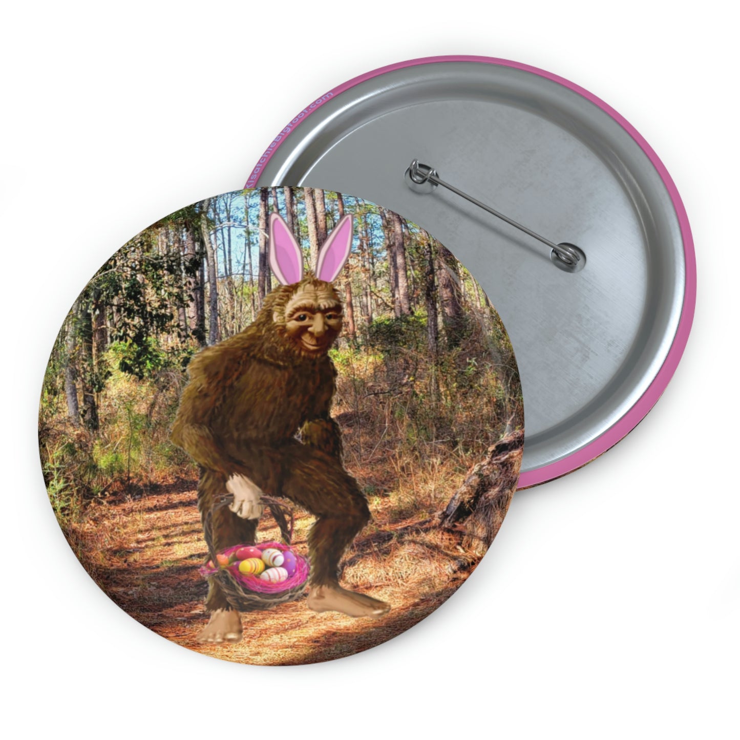 Easter Bigfoot Buttons