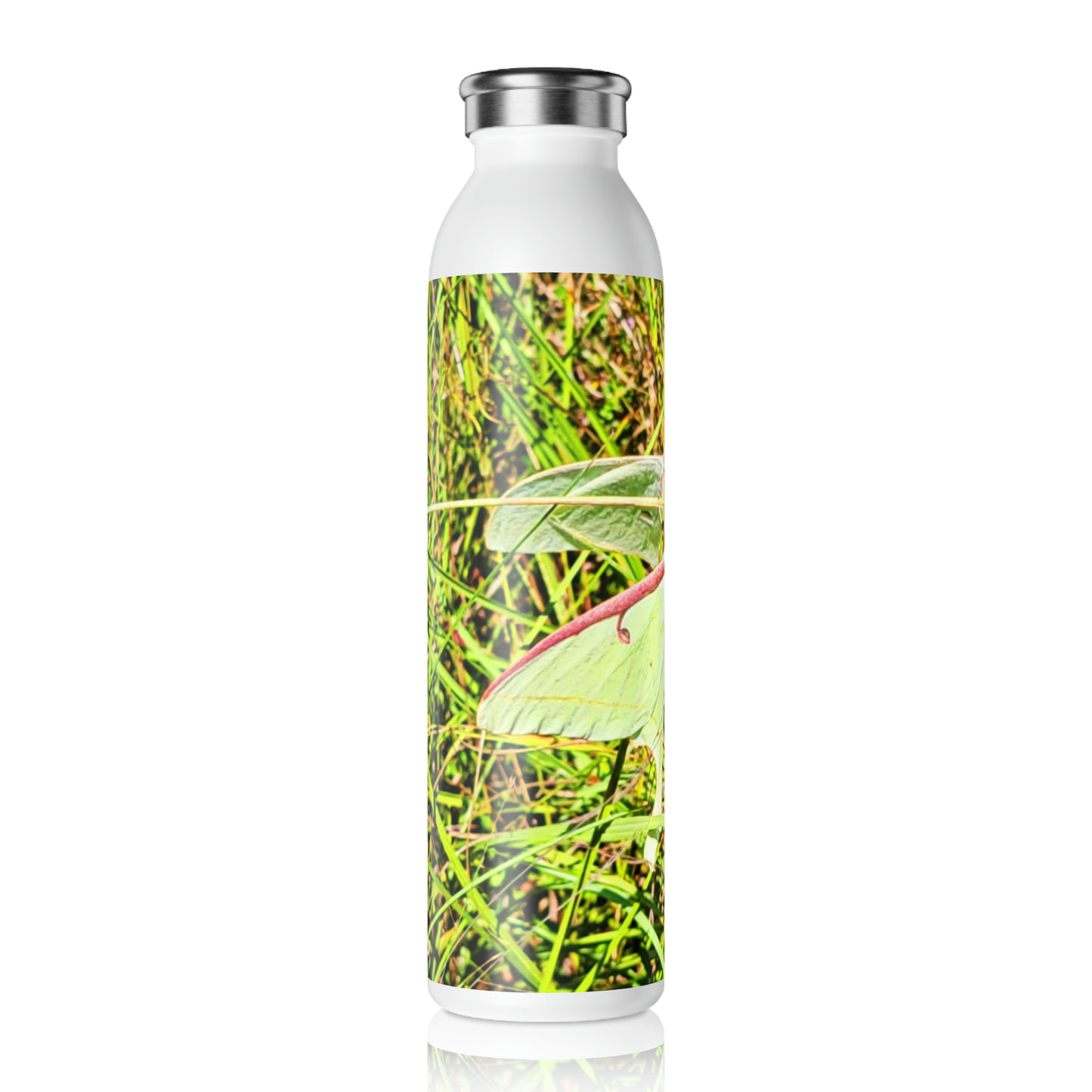 Luna Moth Slim Water Bottle