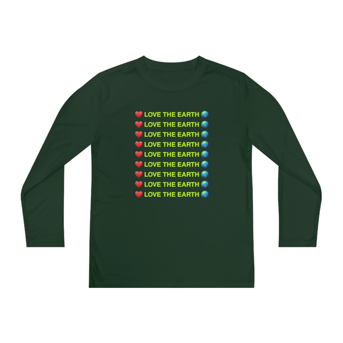 Youth Long Sleeve Love the Earth Tee