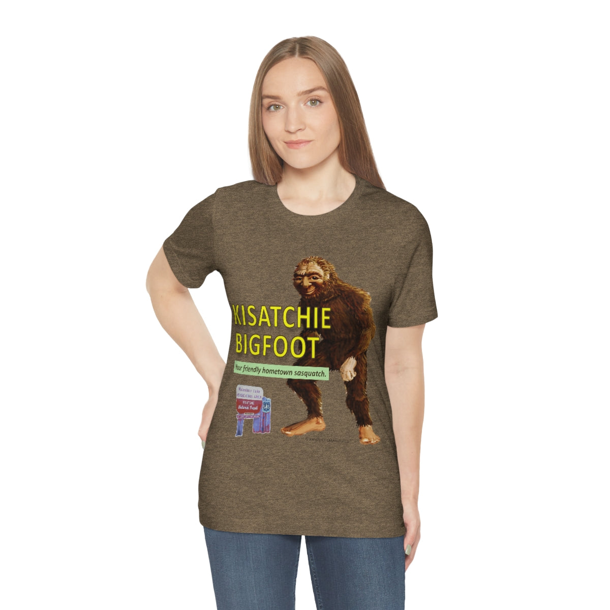 Unisex Kisatchie Bigfoot Jersey Tee