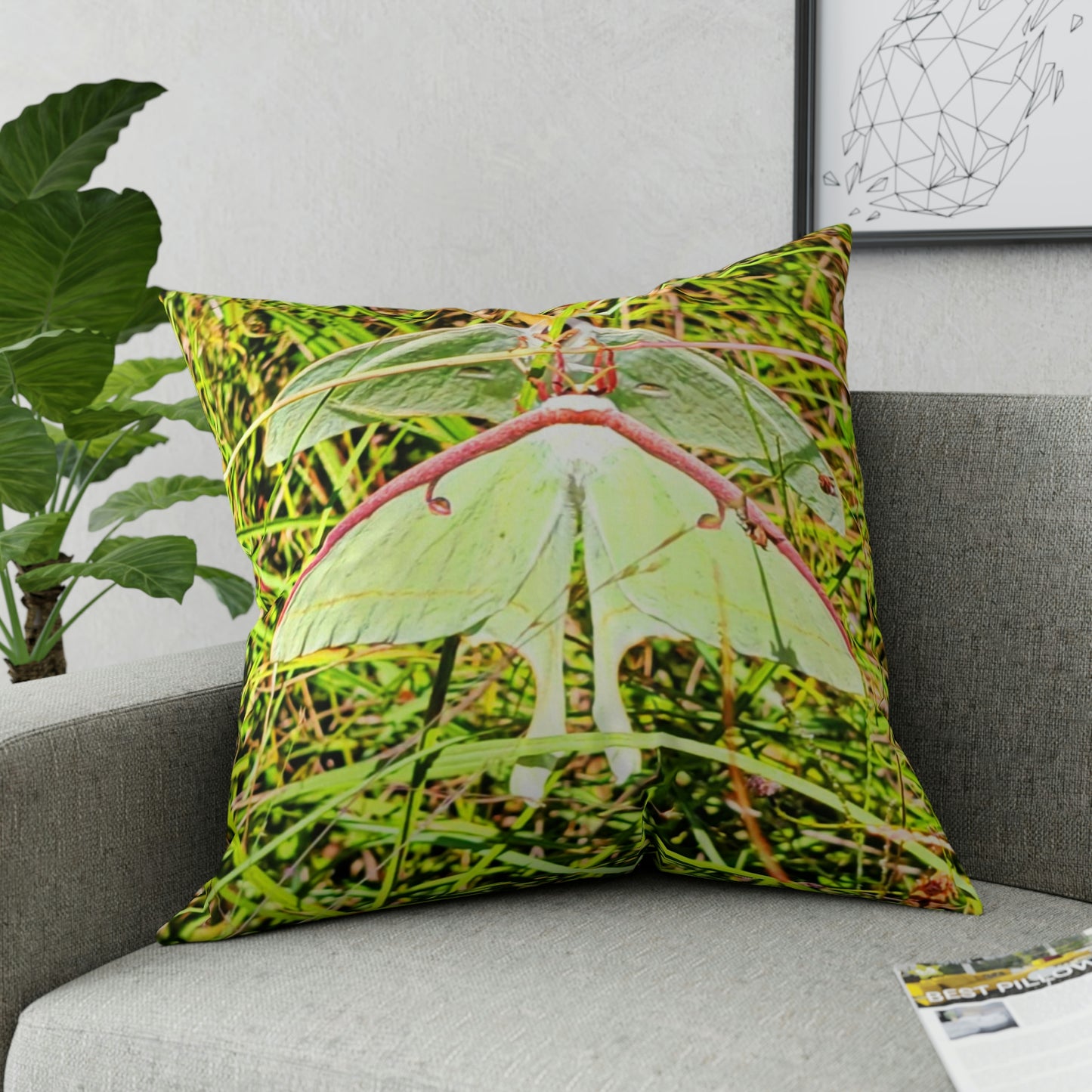 Luna Moths Broadcloth Pillow