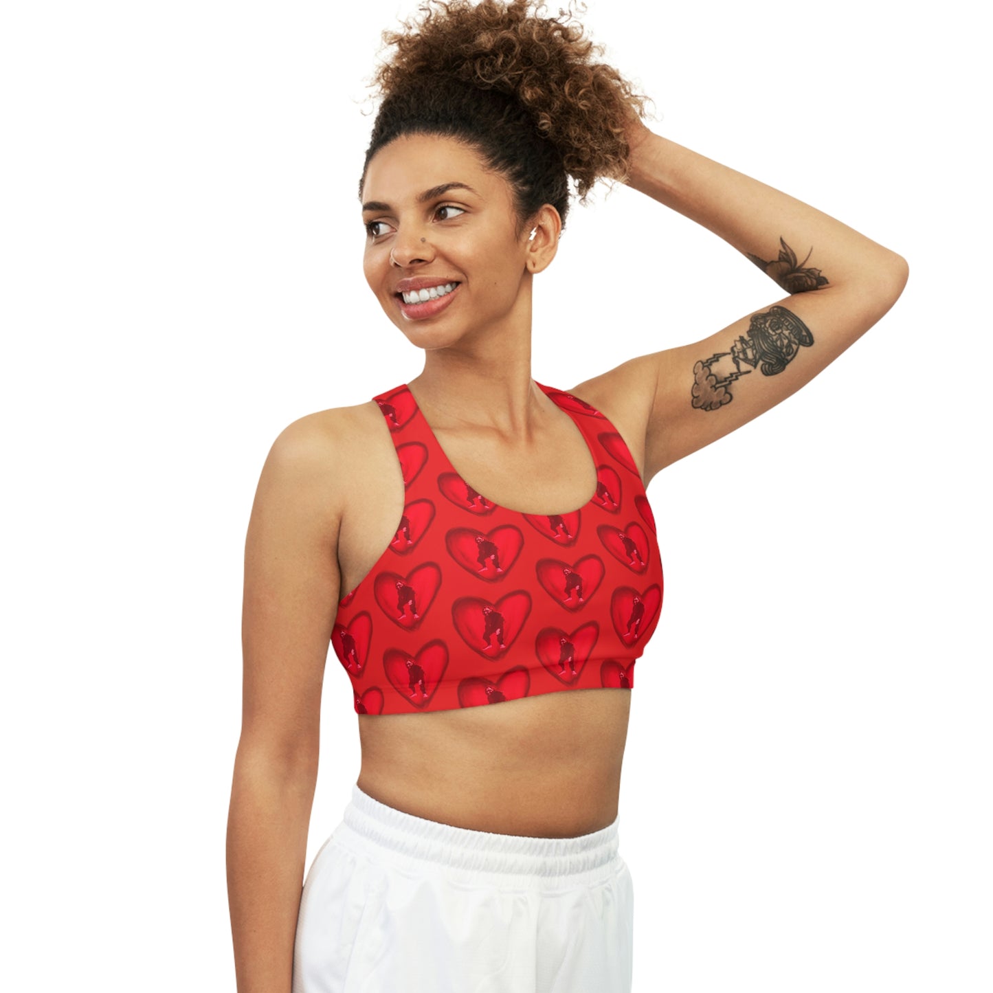 Bigfoot in My Heart Seamless Sports Bra