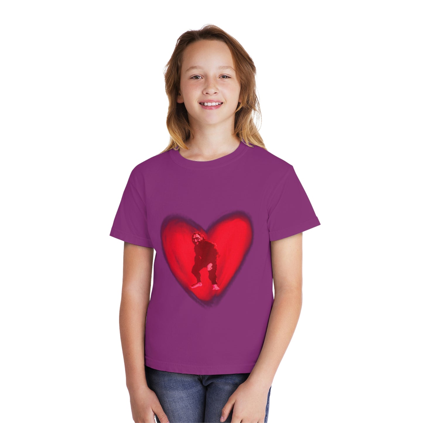 Youth Bigfoot in My Heart Tee