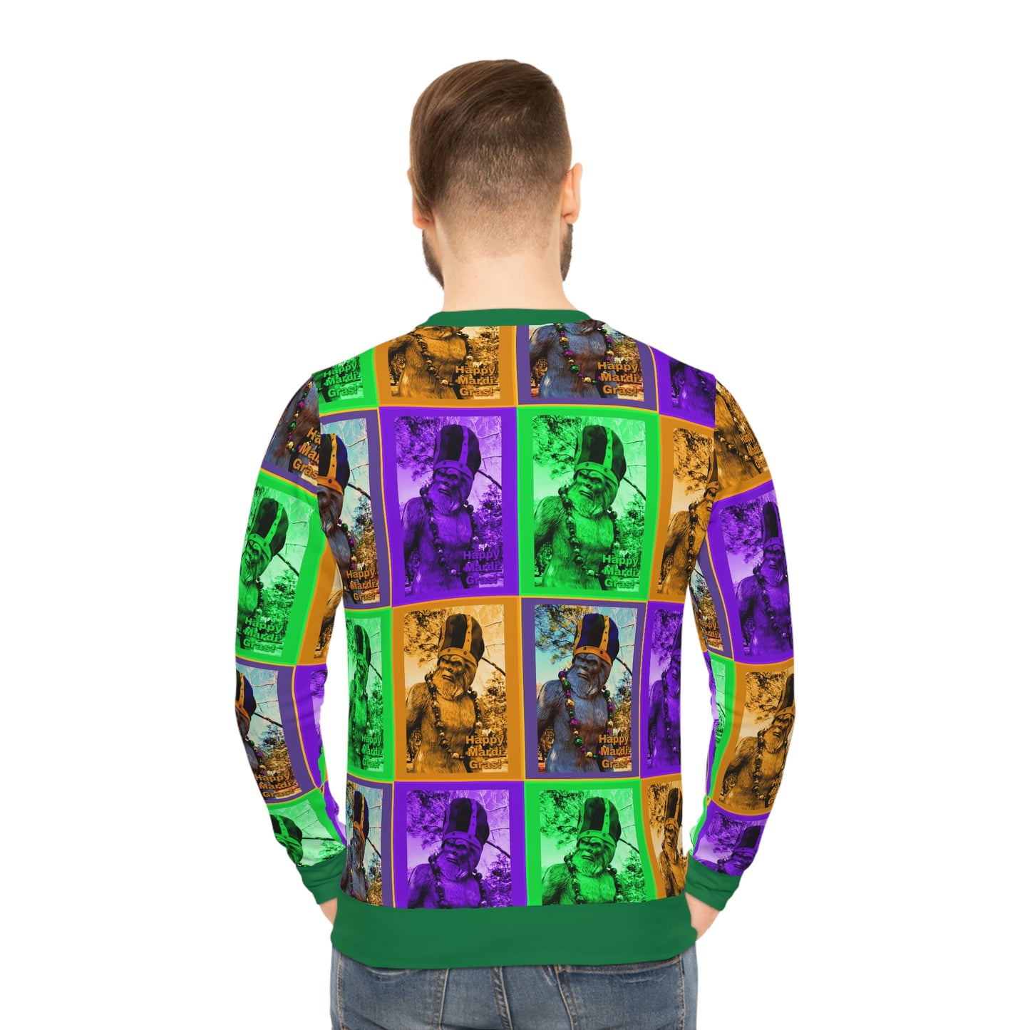 Bigfoot's Men's Mardi Gras Lightweight Sweatshirt