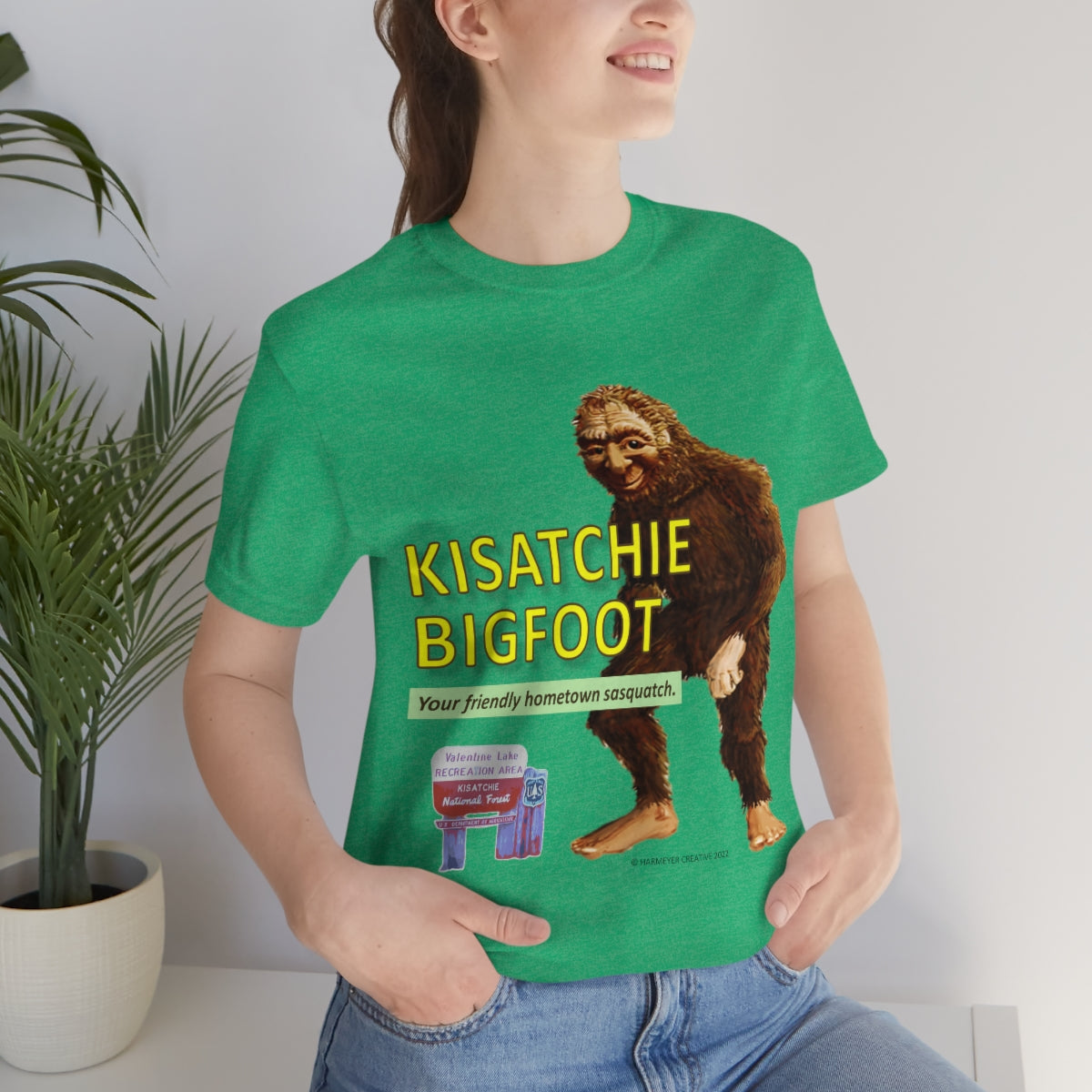 Unisex Kisatchie Bigfoot Jersey Tee