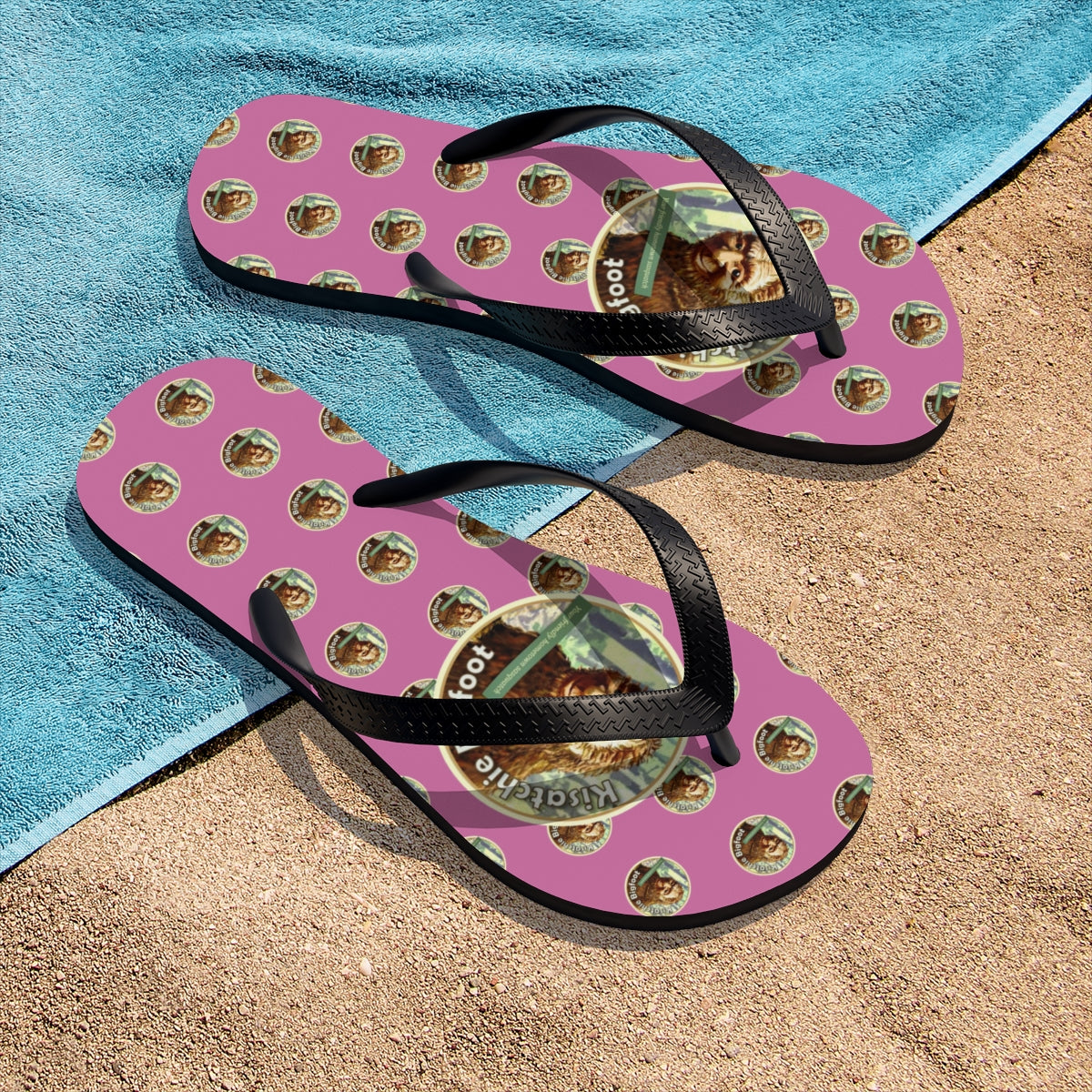 Rubber Sole Kisatchie Bigfoot Flip-Flops