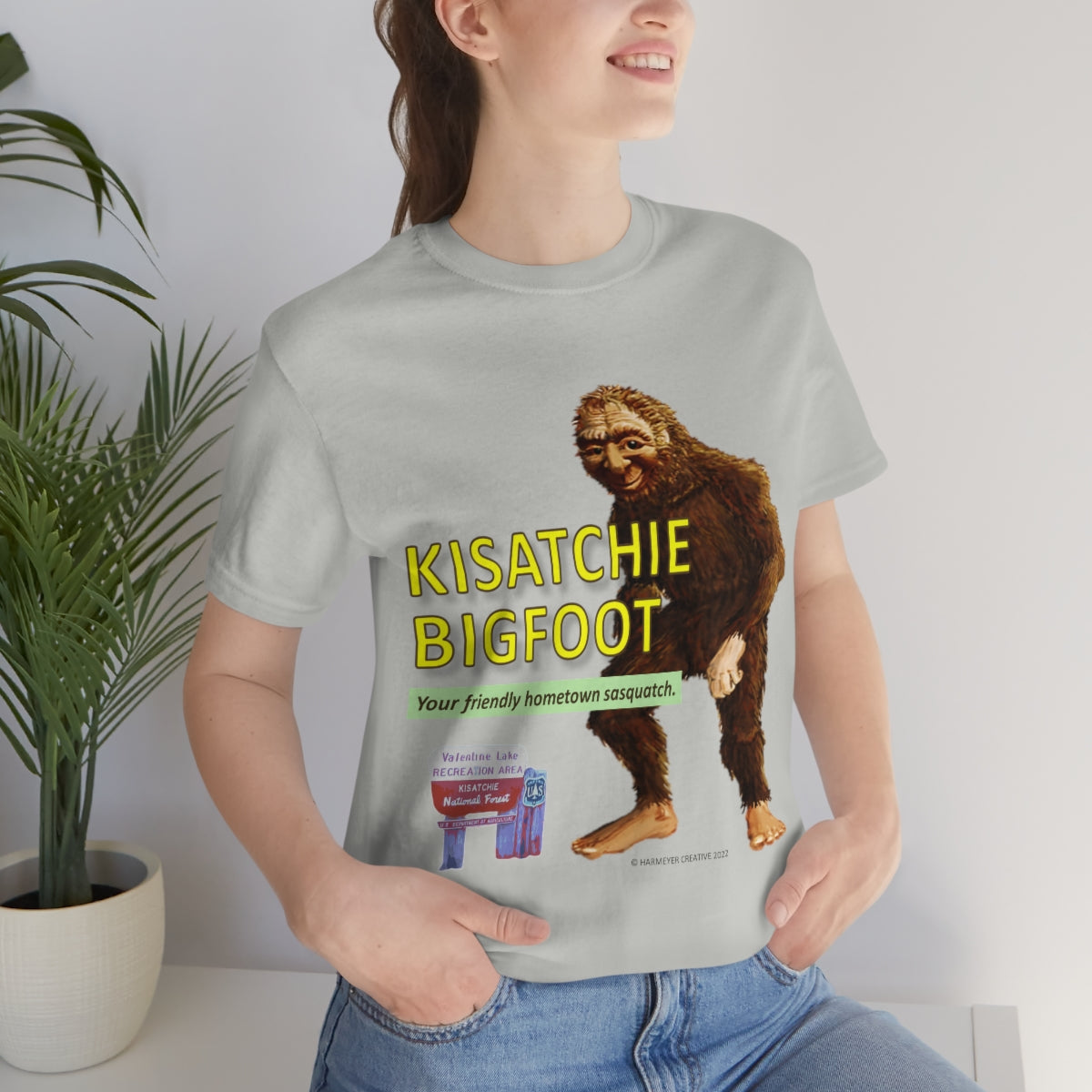 Unisex Kisatchie Bigfoot Jersey Tee