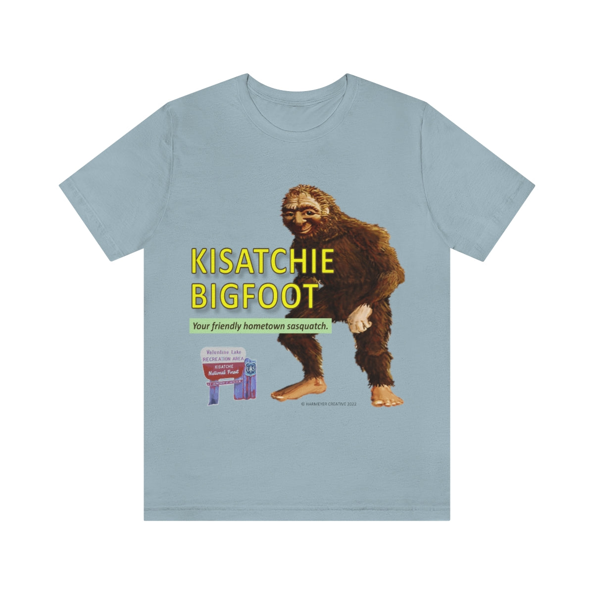 Unisex Kisatchie Bigfoot Jersey Tee