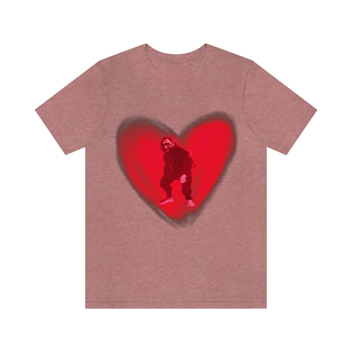 Unisex Bigfoot in My Heart Jersey Tee